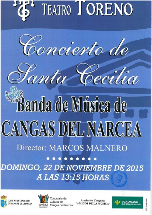 Concierto Santa Cecilia Banda de música de Cangas del Narcea