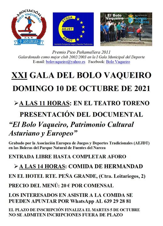 El Bolo Vaqueiro, Patrimonio Cultural Asturiano y Europeo