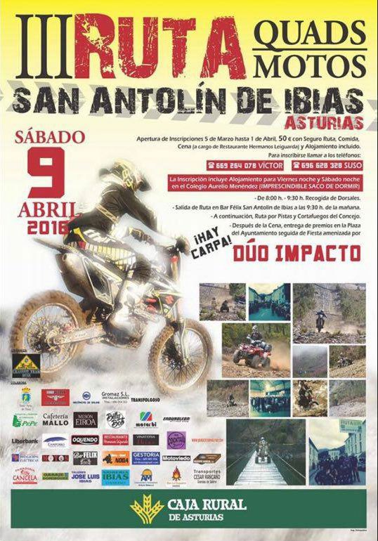 Ruta quads y motos en San Antolín de Ibias