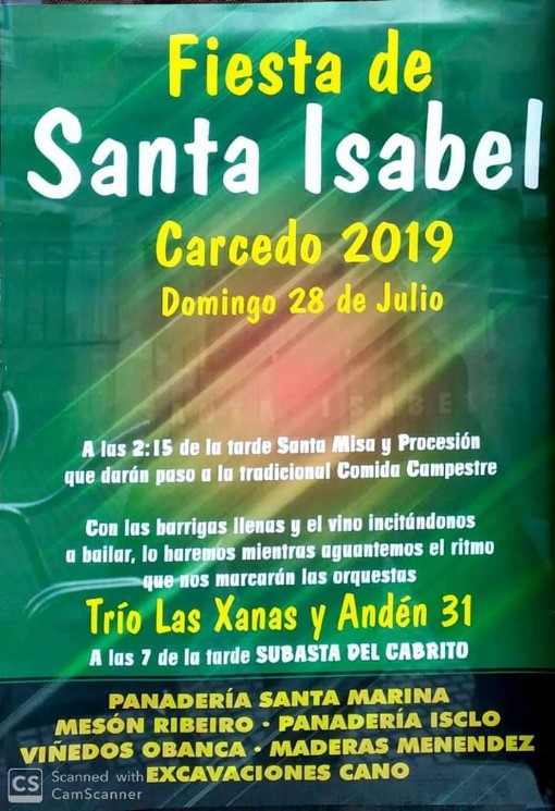 Cartel Santa Isabel