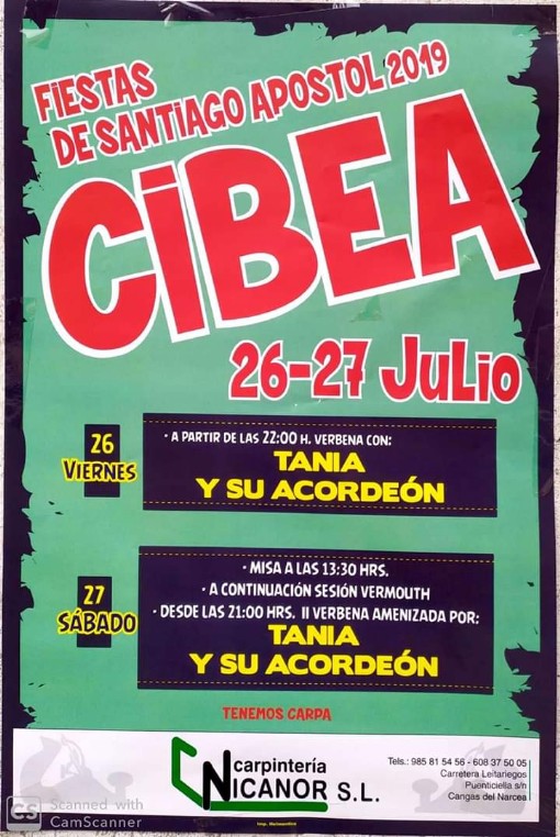 Cartel Fiesta Cibea