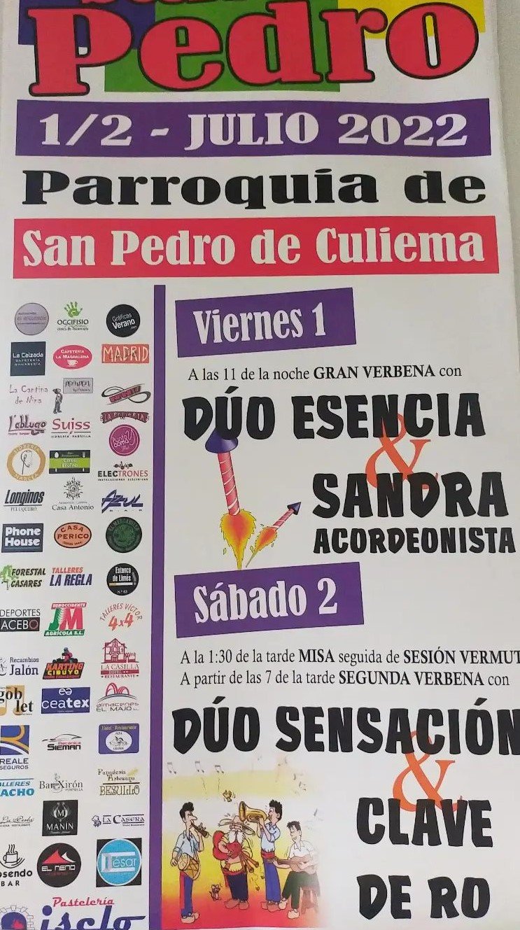 Fiestas San Pedro de Culiema