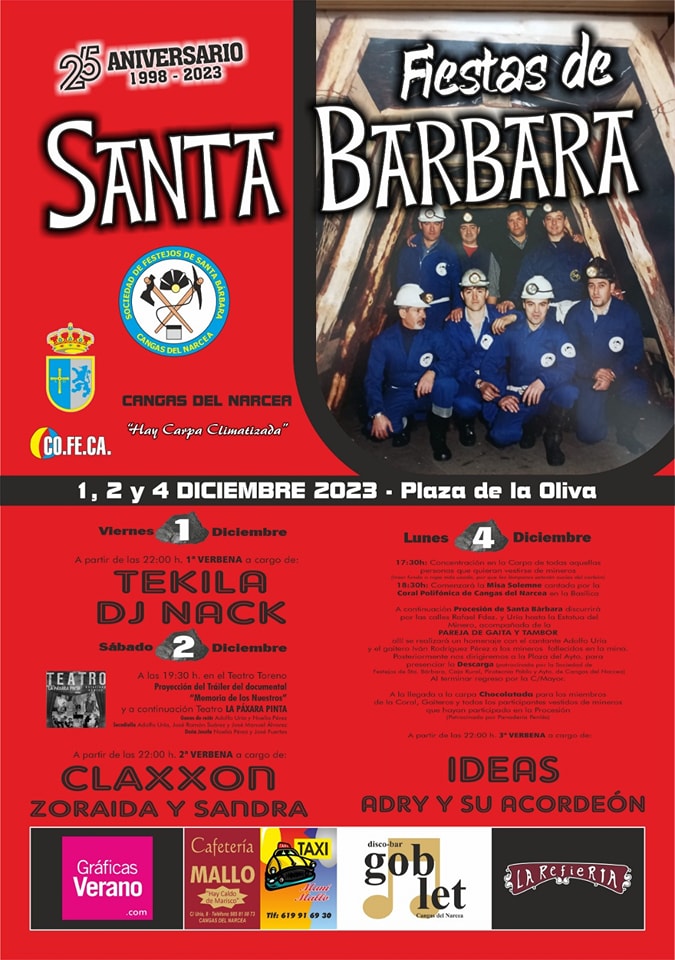 Fiestas de Santa Bárbara en Cangas del Narcea