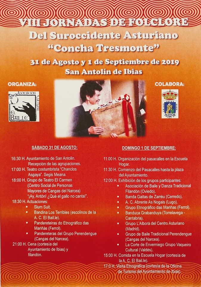 Jornadas de Folclore del Suroccidente Asturiano Concha Tresmonte