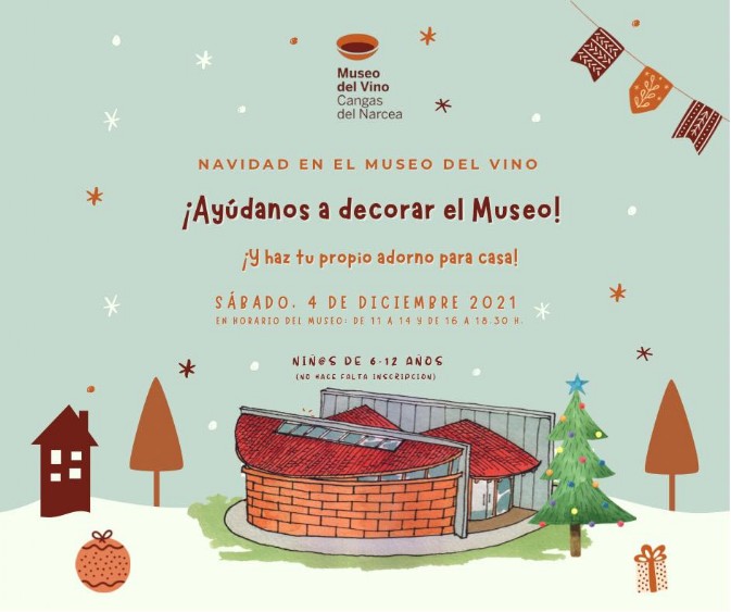 Taller de Navidad en Museo del Vino de Cangas