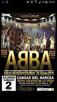 Concierto tributo ABBA en Cangas del Narcea