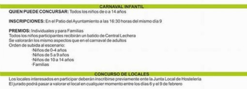 Bases concurso carnaval Cangas del Narcea