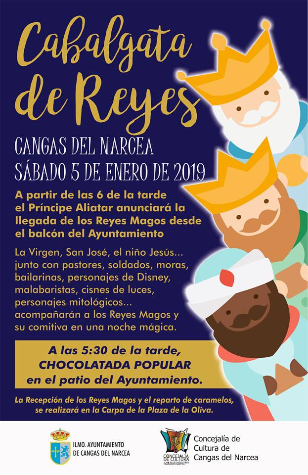 Cabalgata de los Reyes Mayos en Cangas del Narcea