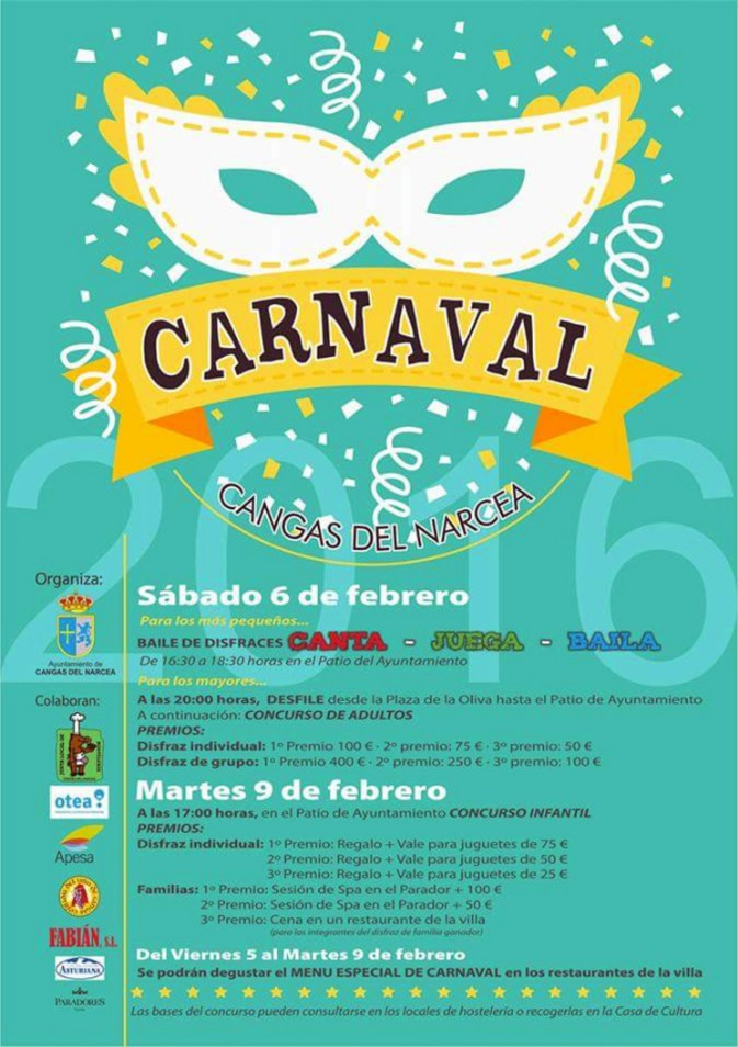 Carnaval 2016 en Cangas del Narcea