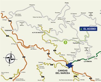 Alto Biescas - El Acebo en bicicleta
