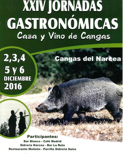 Jornadas Gastronómicas de la Caza y el vino de Cangas