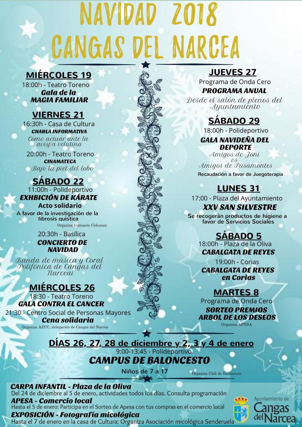 Navidad 2018 en Cangas del Narcea