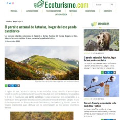 El paraíso natural de Asturias, hogar del oso pardo cantábrico