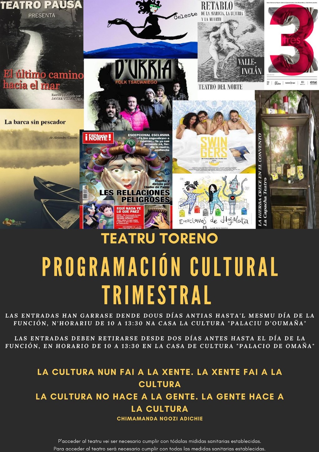 Programa cultural 2020 Teatro Toreno