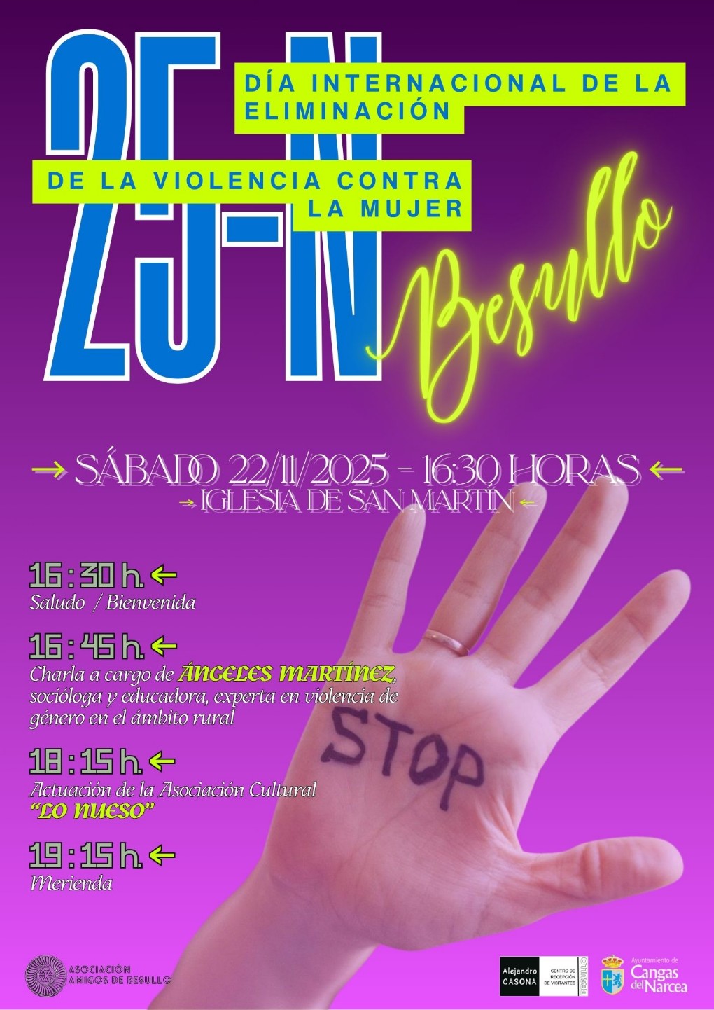 Da Internacional para la eliminacin de la violencia hacia las mujeres en Besullo