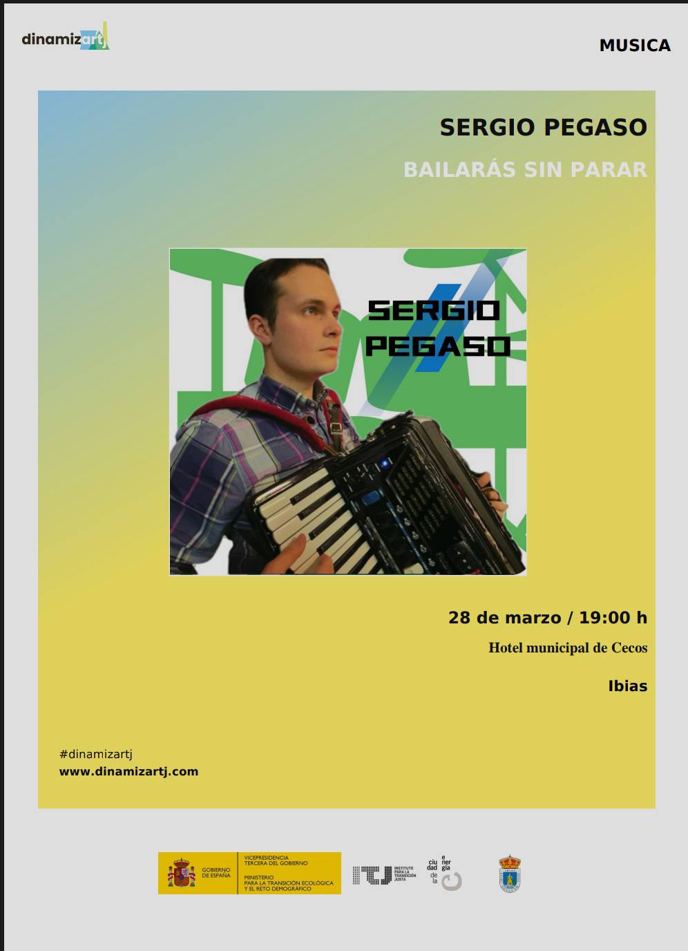 Concierto. Sergio Pegaso en Ibias