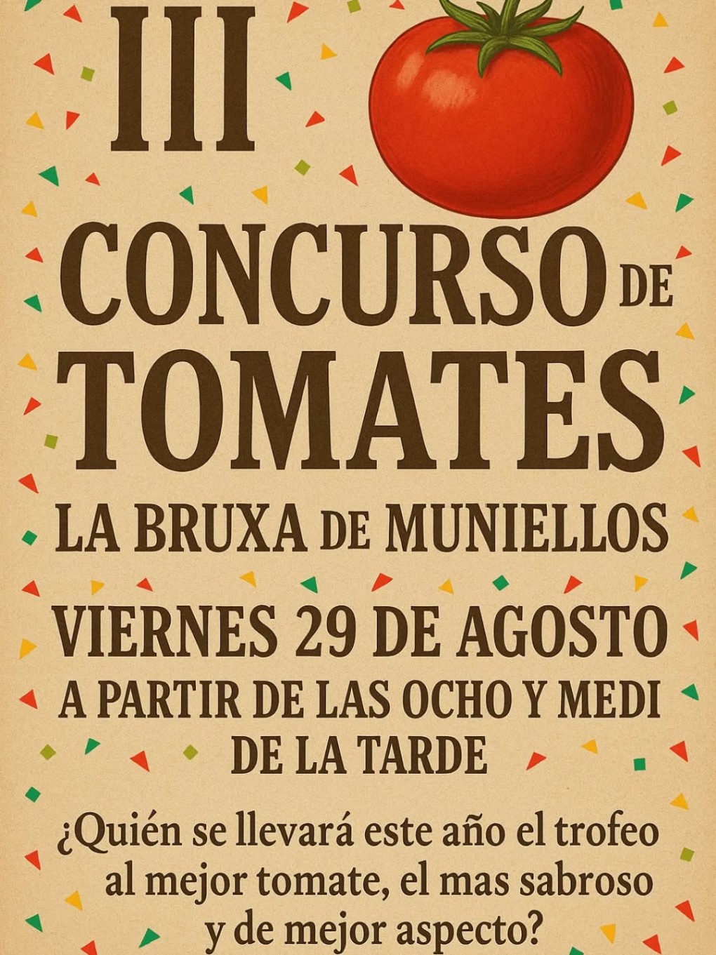 III Concurso de tomates La Bruxa de Muniellos