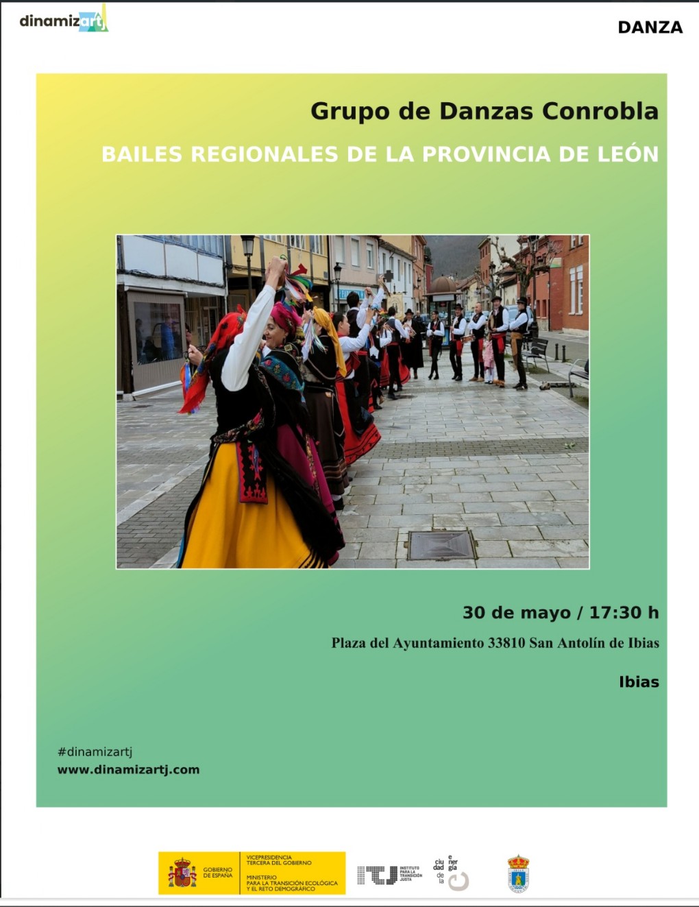 Bailes regionales de la provincia de Le�n en San Antonl�n de Ibias