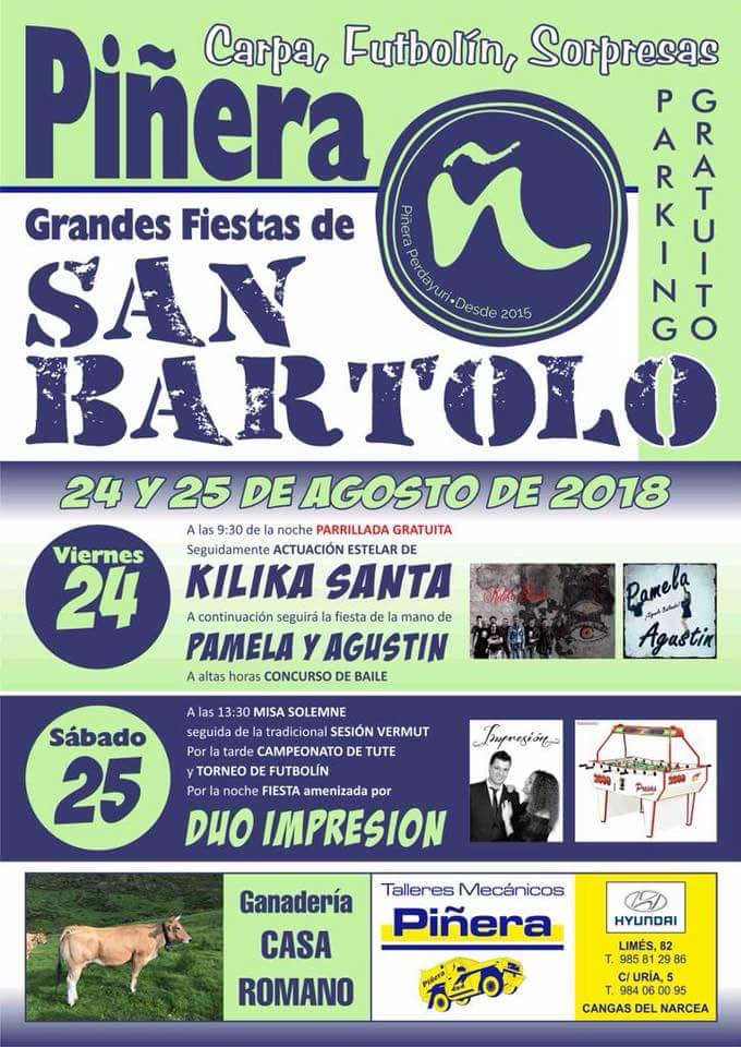 Fiestas de Piera, Cangas del Narcea