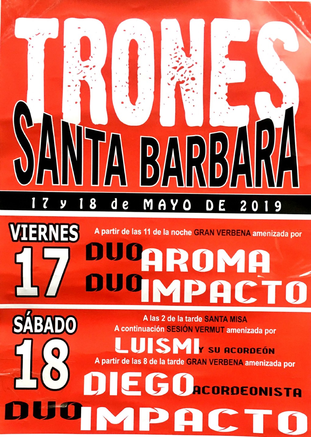 Fiesta en Trones