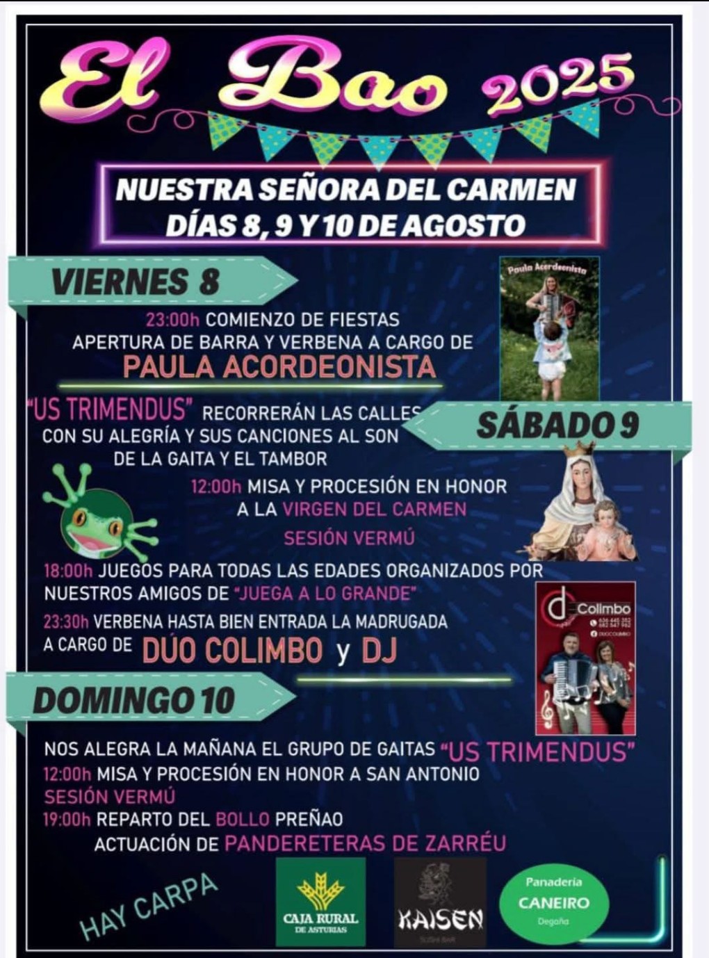 Fiestas de El Bao, Ibias