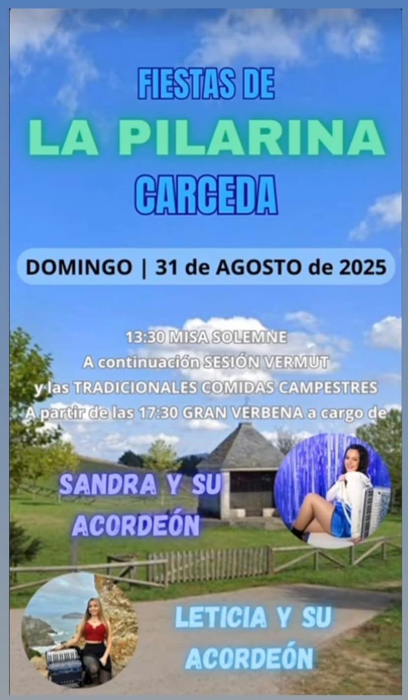 Fiesta de La Pilarina en Carceda