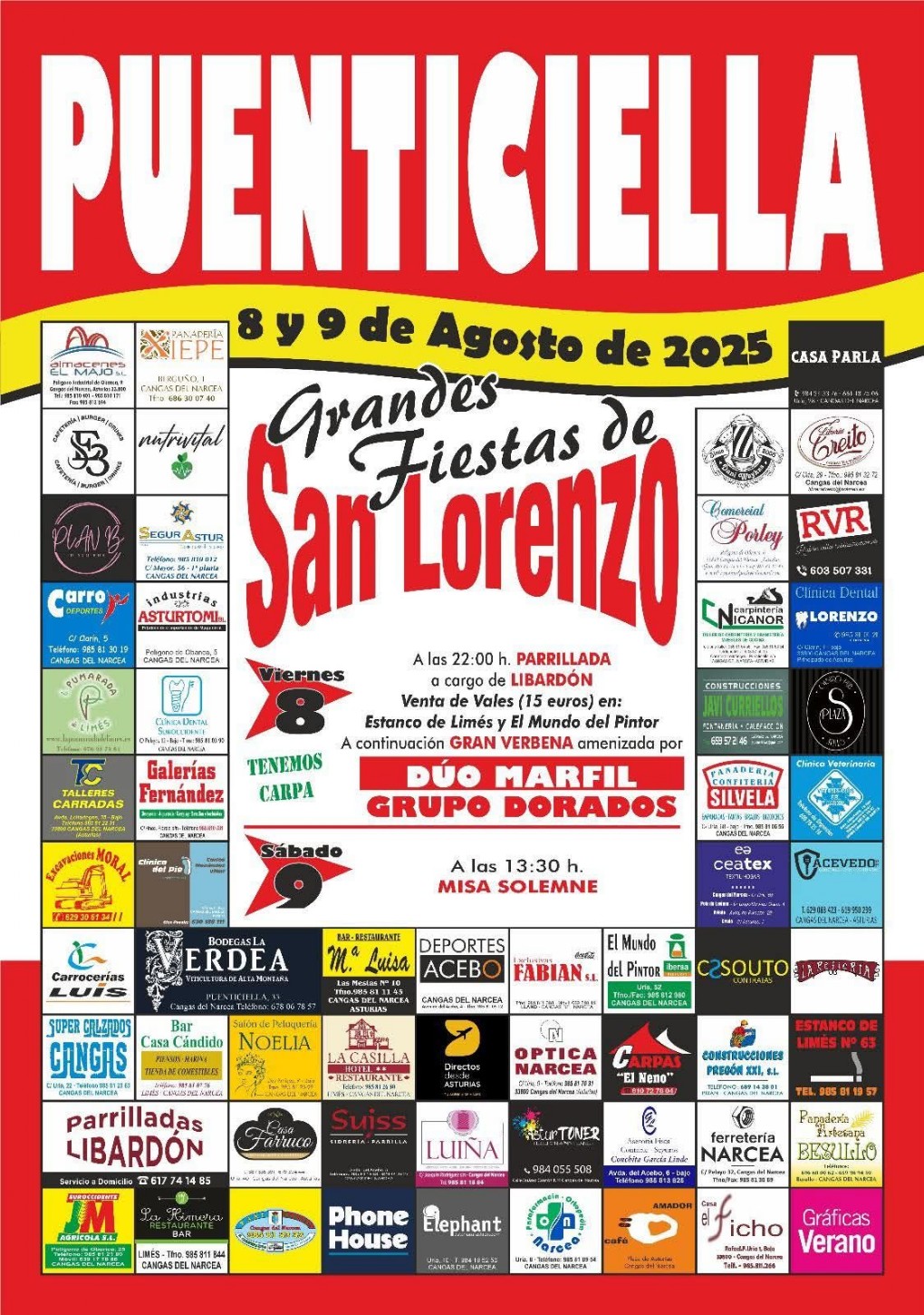 Fiestas de Puenticiella, Cangas del narcea