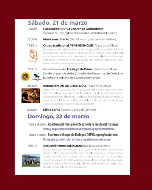 Fiesta del Trasiego del vino nuevo en Cangas del Narcea
