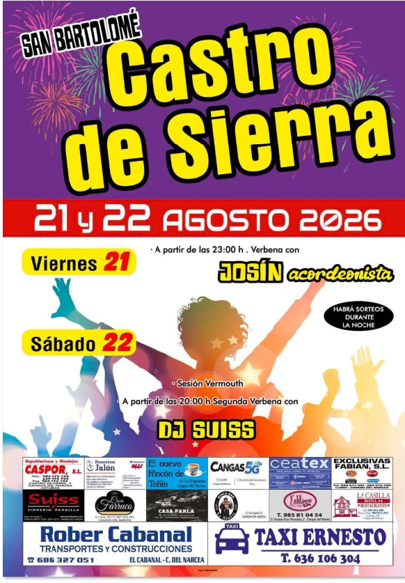 Fiesta de Castro de Sierra 2026