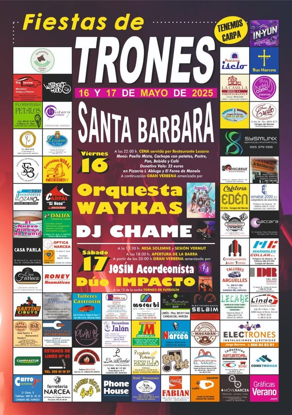 Fiesta de Trones en Cangas del Narcea