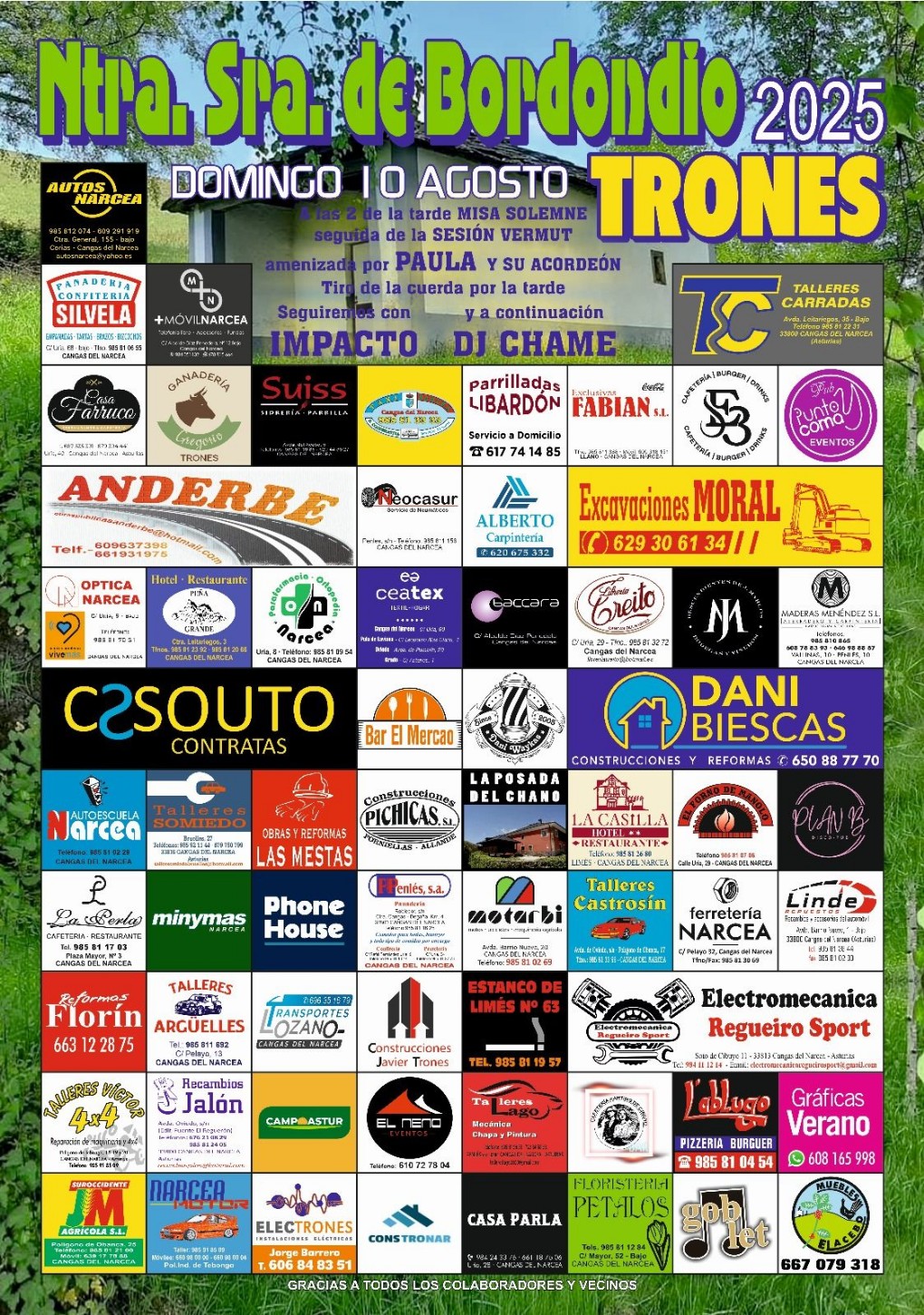 Fiesta de Trones en Cangas del Narcea