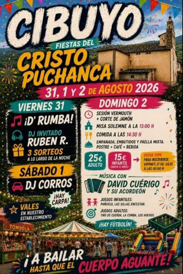 Fiestas del Cristo Puchanca en Cibuyo 2026