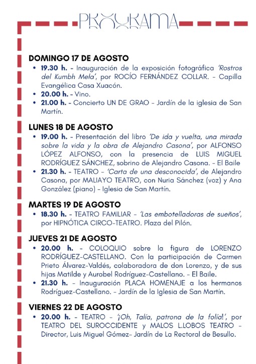 Fiestas de Besullo