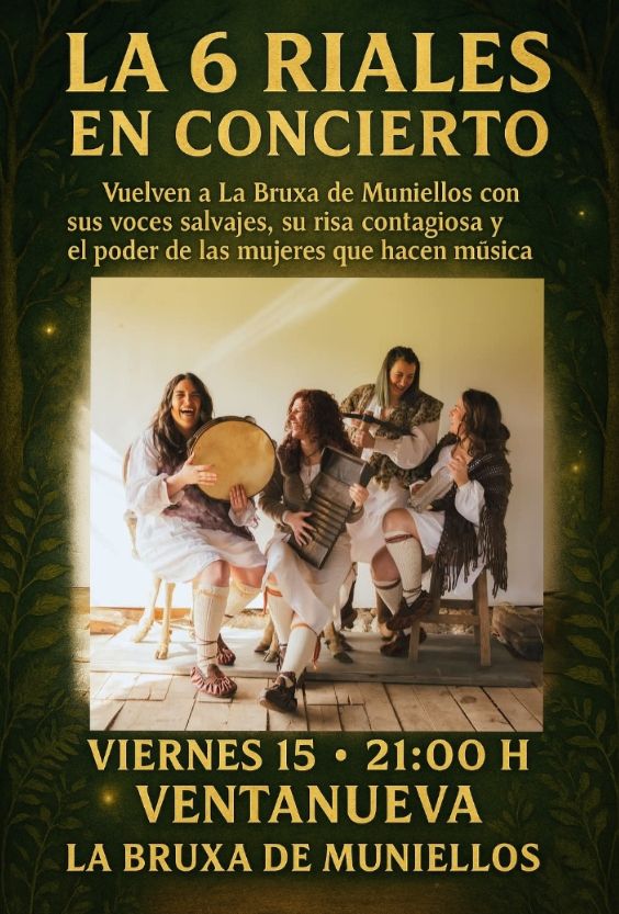 Concierto. La 6 Riales en la Bruxa de Muniellos