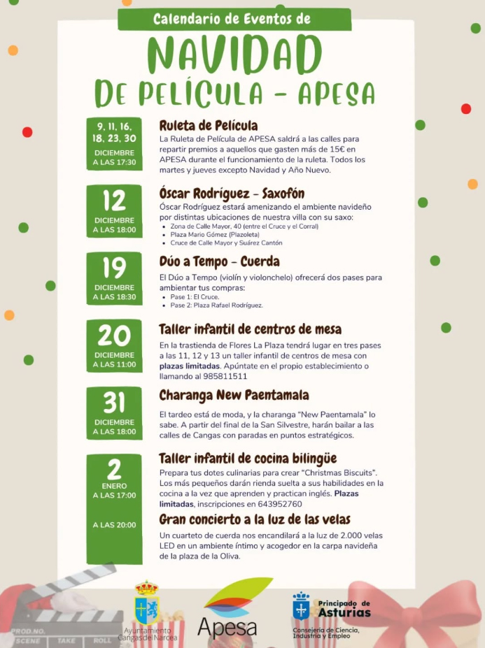 Navidad de pelcula. Apesa. Cangas del Narcea