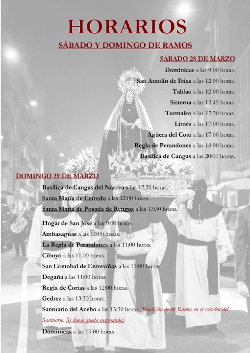 Semana Santa en Cangas del Narcea 2026