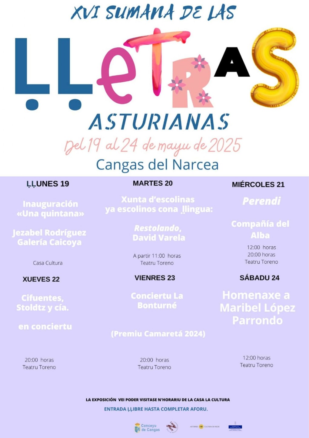 Sumana de las L.letras Asturianas en Cangas del Narcea