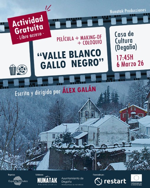 Cine. Valle blanco, gallo negro en Zarr�u, Dega�a