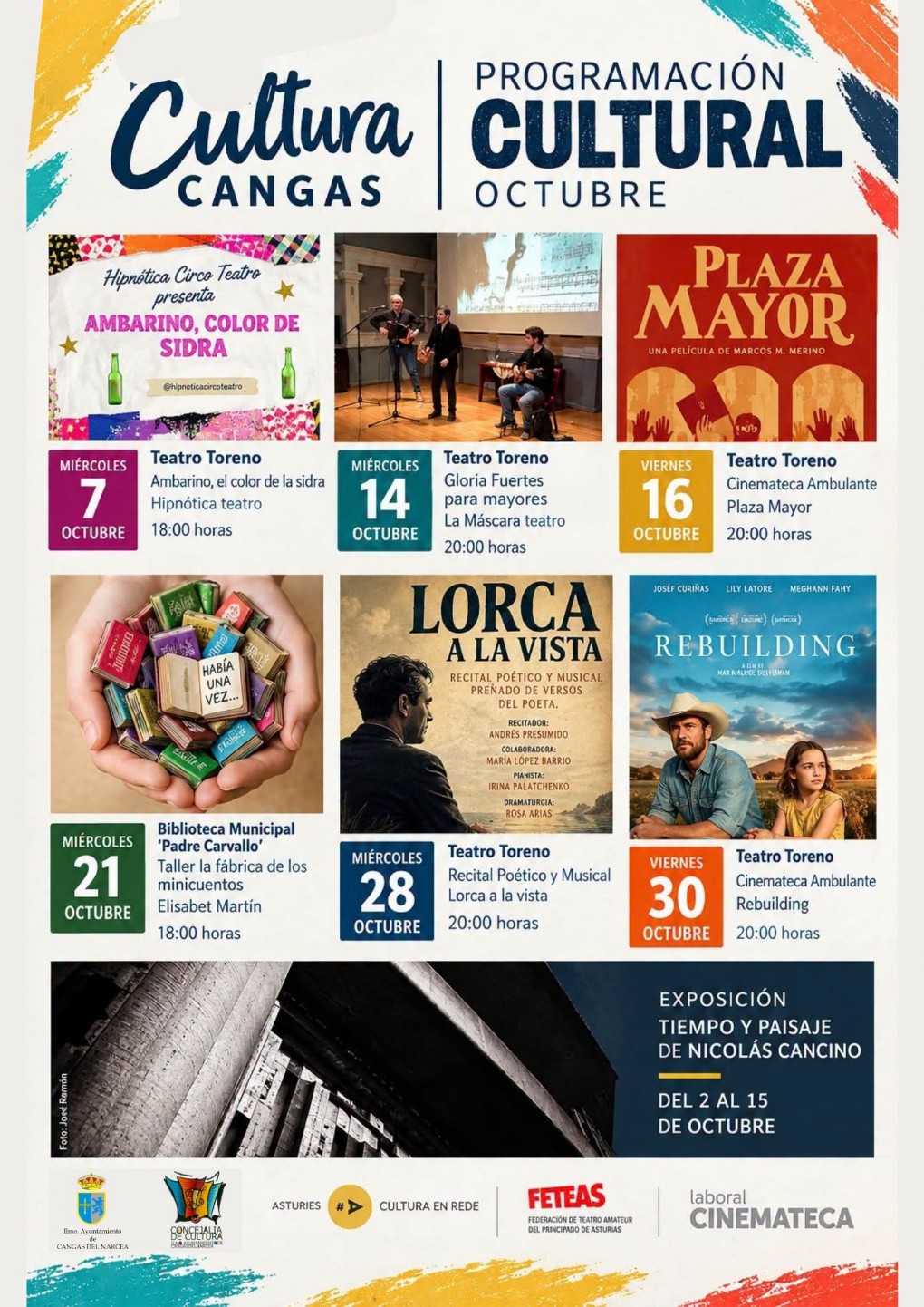 teatro toreno octubre 2026