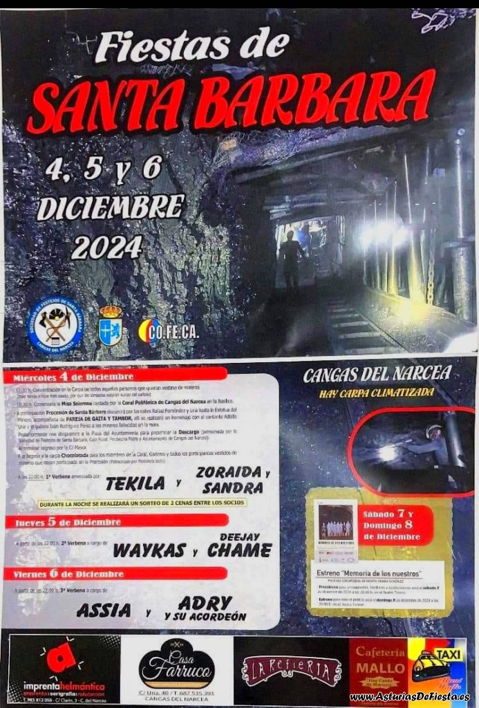 Fiesta de Santa Brbara en Cangas del Narcea